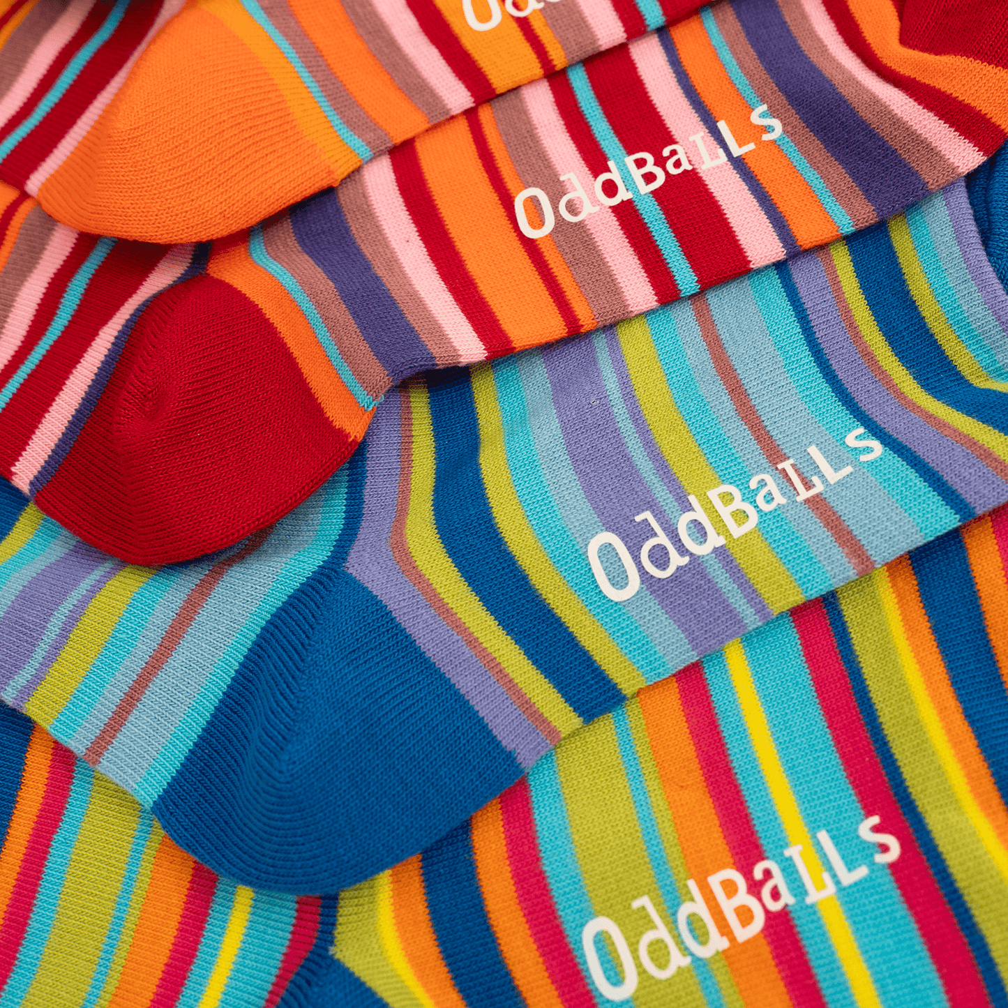 OddBalls Lines Bundle - 6 Pack Sock Bundle