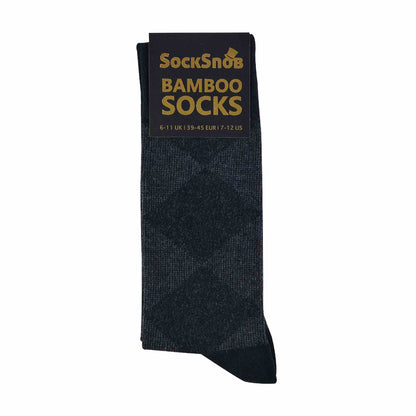1 Pack Mens Luxury Breathable Bamboo Suit Dress Socks