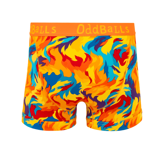 Great Balls of Fire - Mens Cotton Boxer Shorts