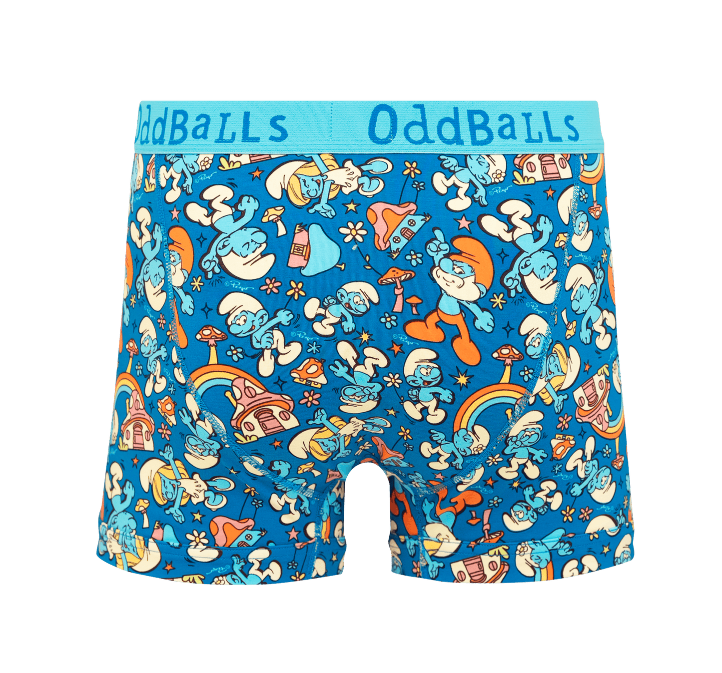 OddBalls Smurfs - Mens Cotton Boxer Shorts