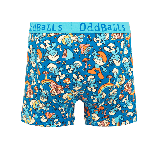 OddBalls Smurfs - Mens Cotton Boxer Shorts