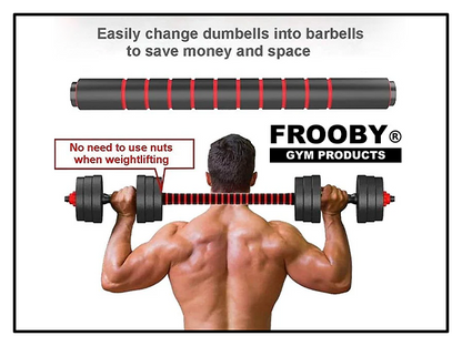 20/30kg Dumbbell Barbell Set Pair Hand Weights FROOBY