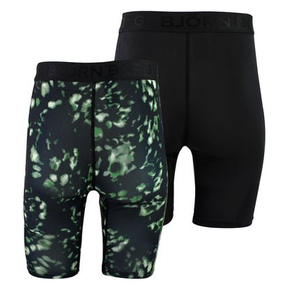 2 Pack Performance Moisture-Wicking Boxers with Long Leg for Men