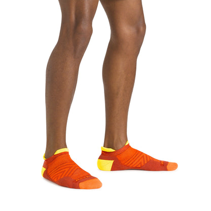 Mens Merino Wool Run No Show Tab Ultra Lightweight Anti Blister Running Socks