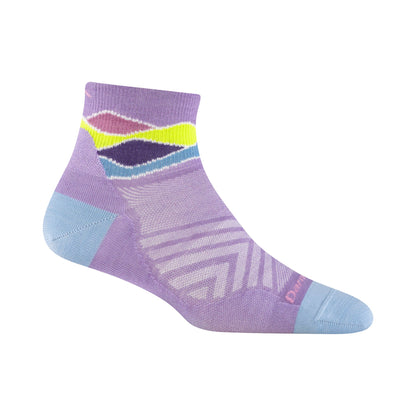 Ladies Quarter No Cushion Ultra-Lightweight Running Merino Socks