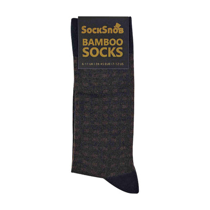 1 Pack Mens Luxury Breathable Bamboo Suit Dress Socks