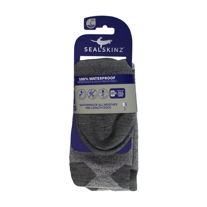 1 Pack Waterproof All Weather Mid Socks for Men & Ladies - Ankle Socks