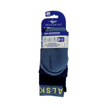 1 Pack Mens Waterproof Extreme Cold Weather Mid Socks