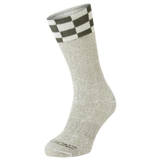 Single Layer Checker Welly Boot Socks for Men and Women