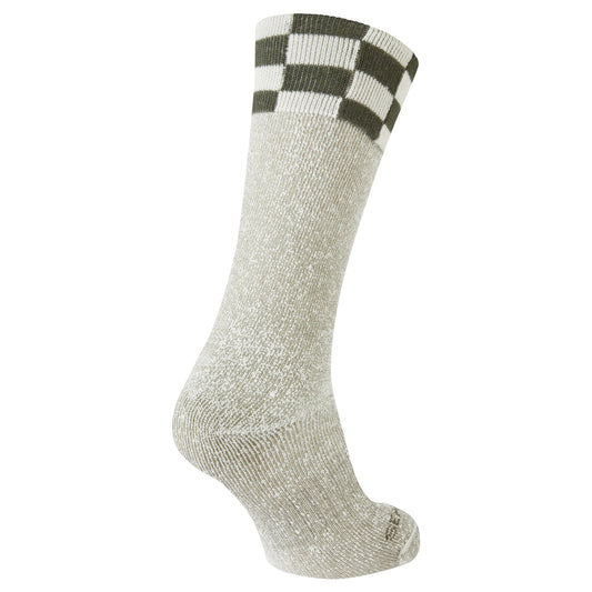 Single Layer Checker Welly Boot Socks for Men and Women