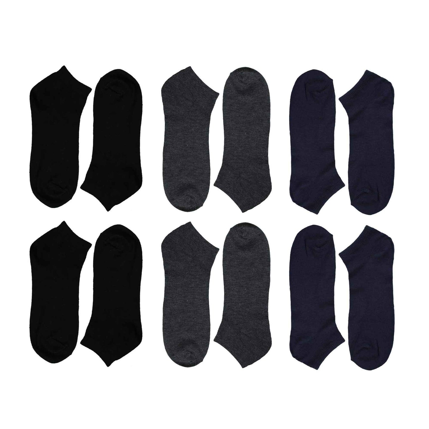 12 Pairs Mens Breathable Sport Trainer Socks with Arch Brace Support and Anti-Crimping Design for Running Gym Workouts Durable Cotton Blend White and Black Sizes UK 6-11 by Sock Stack