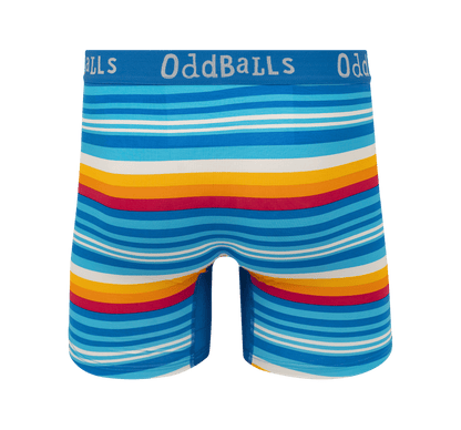 OddBalls Horizon - Mens Bamboo Boxer Shorts