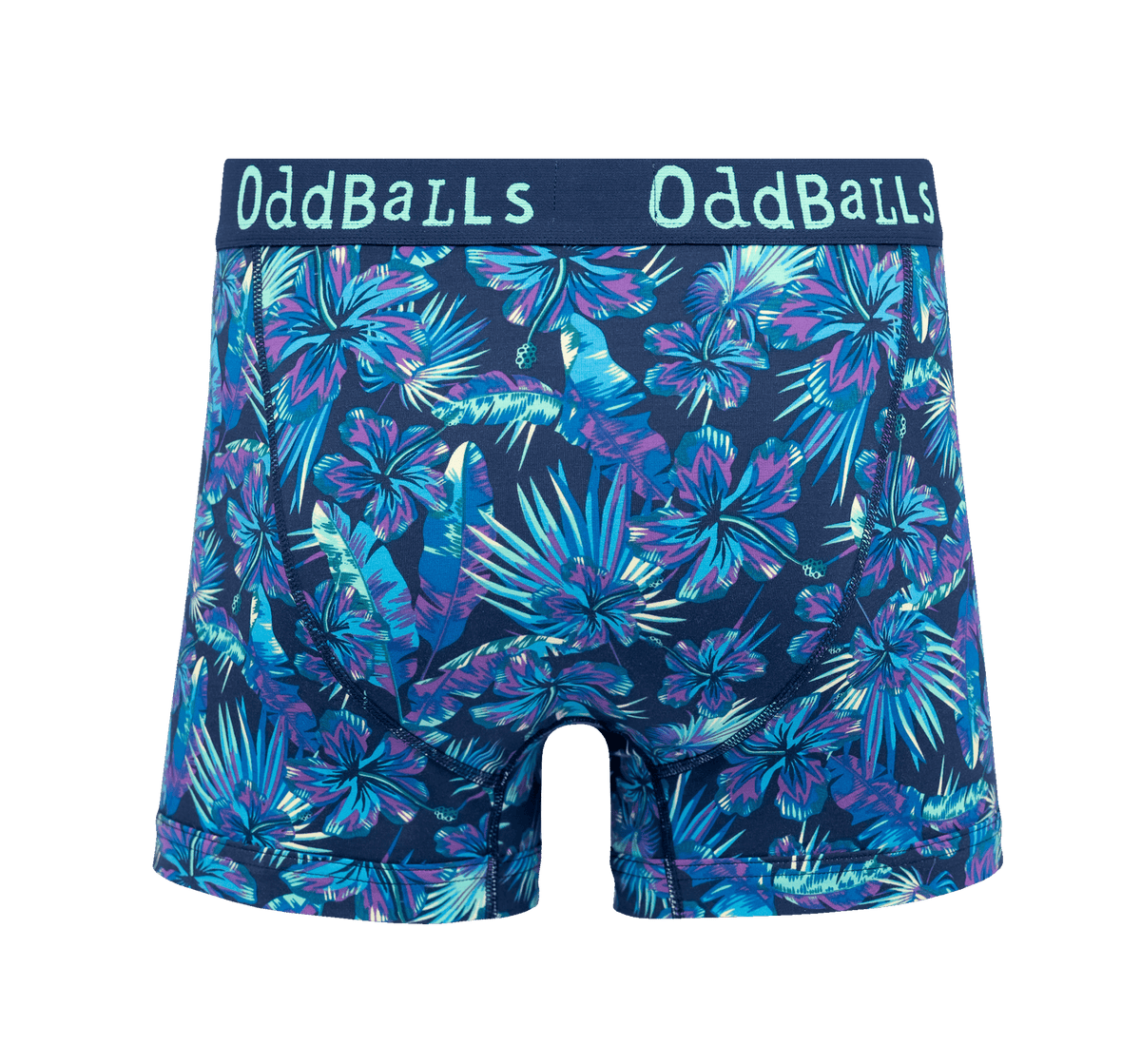 OddBalls Tropical - Mens Cotton Boxer Shorts
