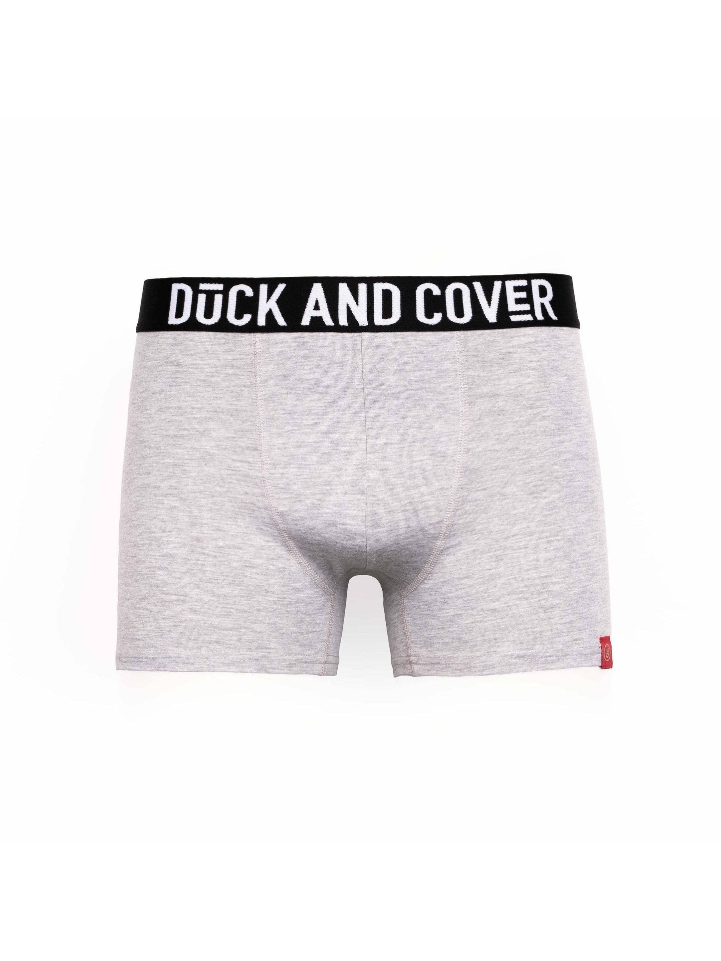Duck & Cover Darton Boxers 2pk Grey Marl