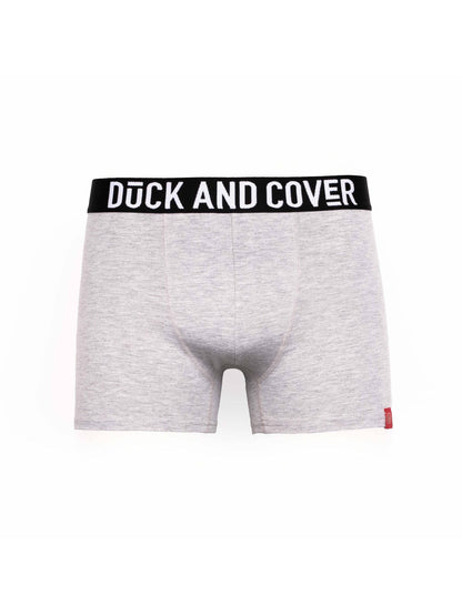 Duck & Cover Darton Boxers 2pk Grey Marl