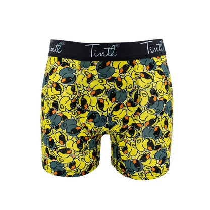 TINtl Men's Cotton Boxer Shorts Ducky Print