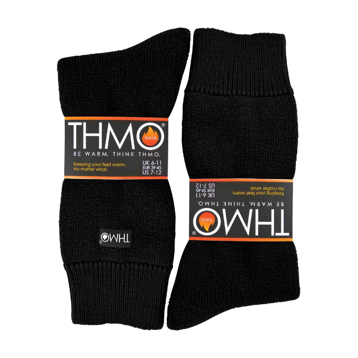 Mens Thick Winter Thermal Socks with Comfort Top (Multipack Options)