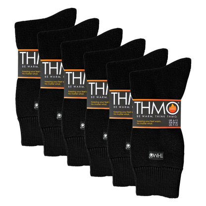 Mens Thick Winter Thermal Socks with Comfort Top (Multipack Options)