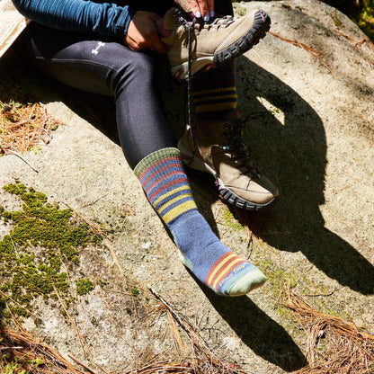 Ladies Boot Midweight Hiking Merino Wool Seamless Socks