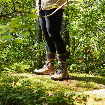 Ladies Boot Midweight Hiking Merino Wool Seamless Socks