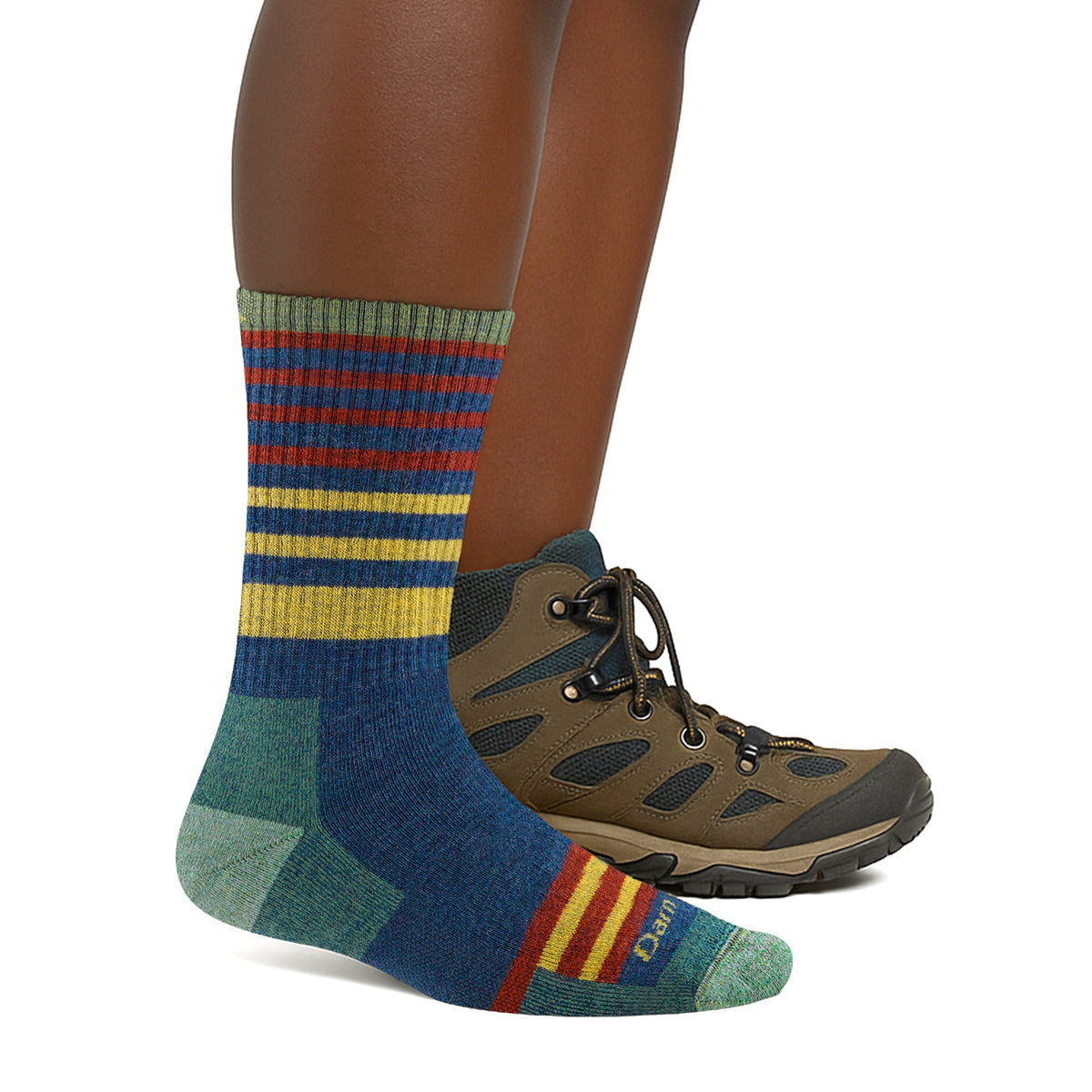Ladies Boot Midweight Hiking Merino Wool Seamless Socks