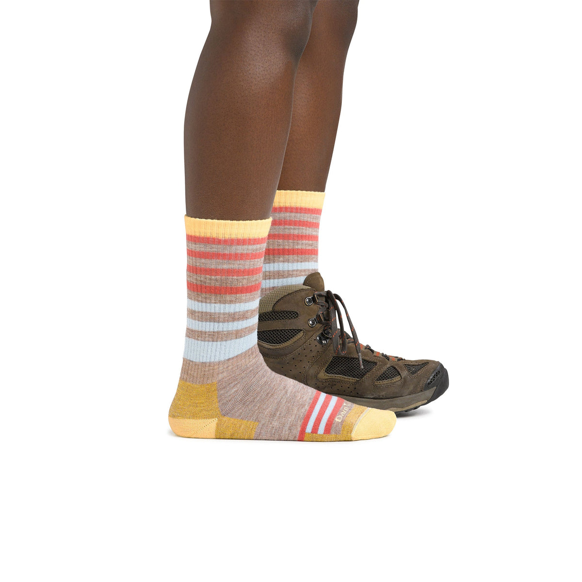 Ladies Boot Midweight Hiking Merino Wool Seamless Socks