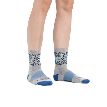 Ladies Coolmax Micro Crew Breathable Seamless Hiking Socks