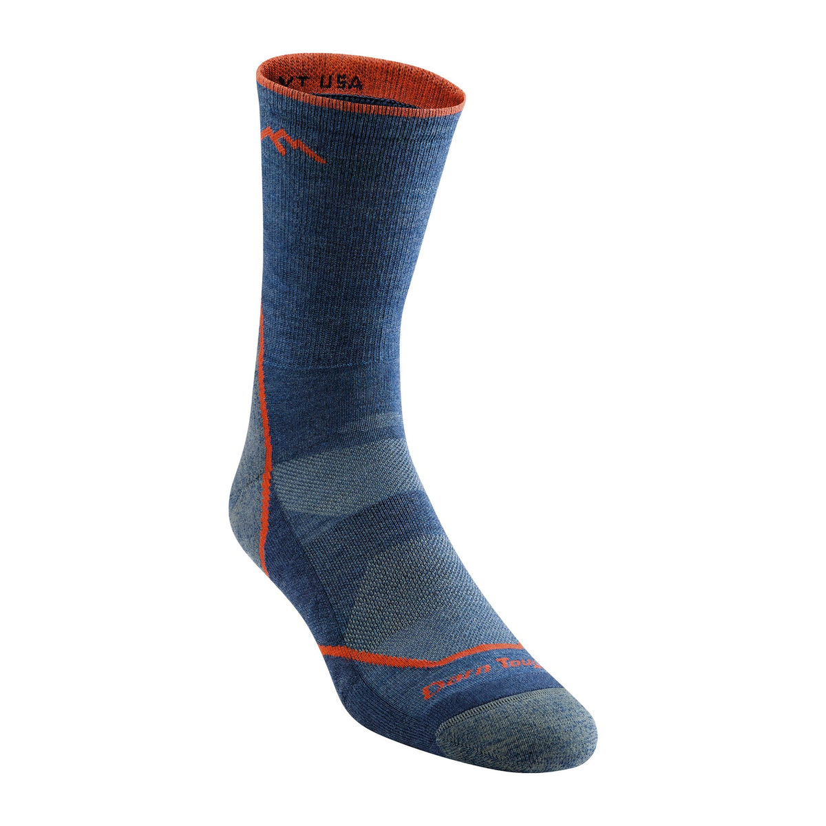 Mens Merino Wool Crew Lightweight Anti Blister Hiking Socks