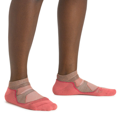 Ladies Light Hiker No Show Lightweight Hiking Merino Socks
