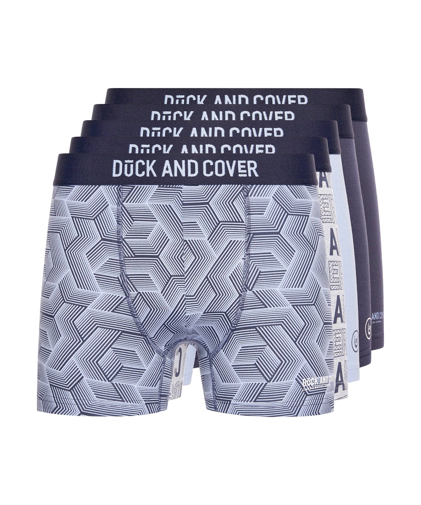 Duck & Cover Quendle Boxers 5pk Assorted