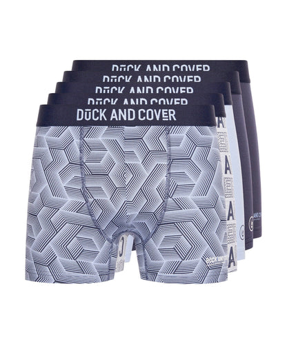 Duck & Cover Quendle Boxers 5pk Assorted