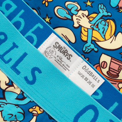 OddBalls Smurfs - Mens Cotton Boxer Shorts