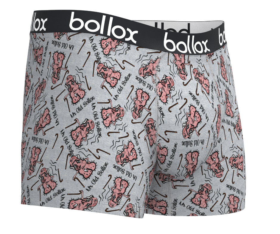Bollox - Mr Old Bollox  - Men's Trunk - Bamboo & Cotton Blend (1Pack)