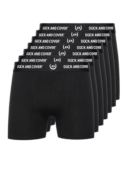Duck & Cover Anvilli Boxers 7pk Black