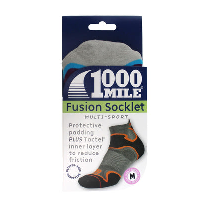 1 Pack Ladies Double Layer Fusion Ankle Socks