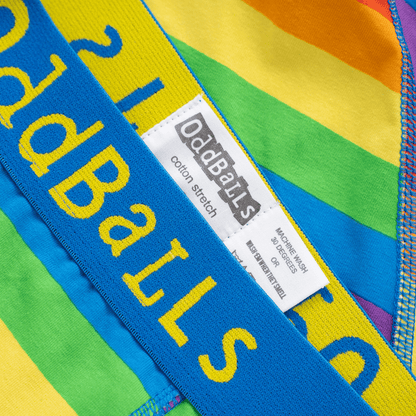 OddBalls Rainbow - Mens Cotton Boxer Shorts