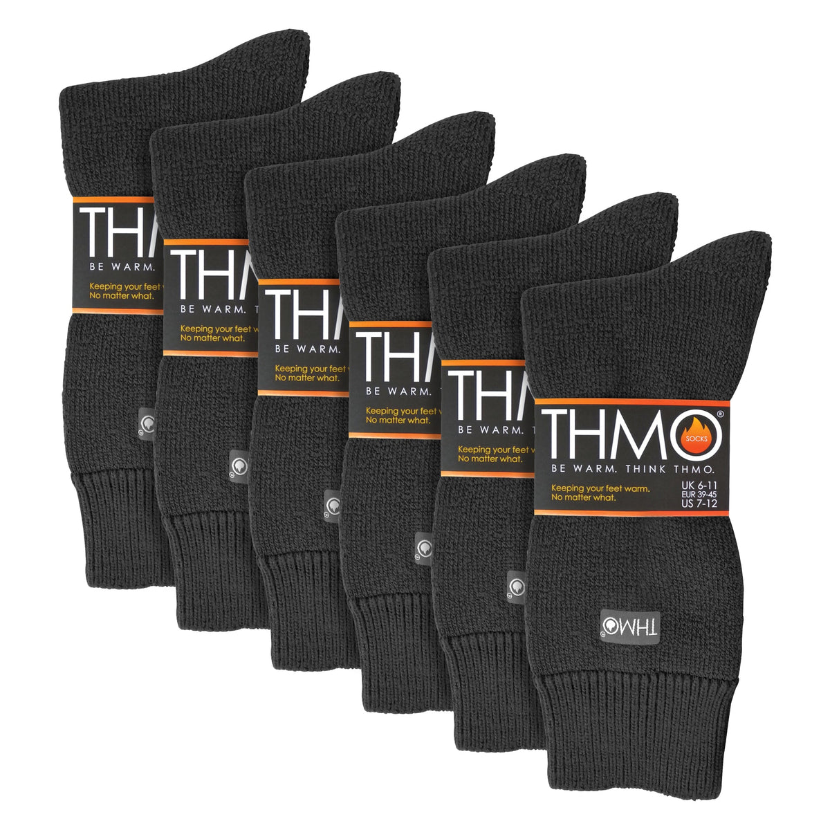 Mens Thick Winter Thermal Socks with Comfort Top (Multipack Options)