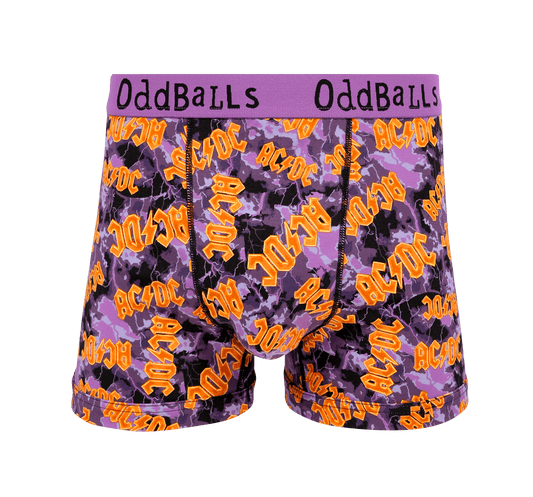 OddBalls AC/DC Thunderstruck - Mens Cotton Boxer Shorts