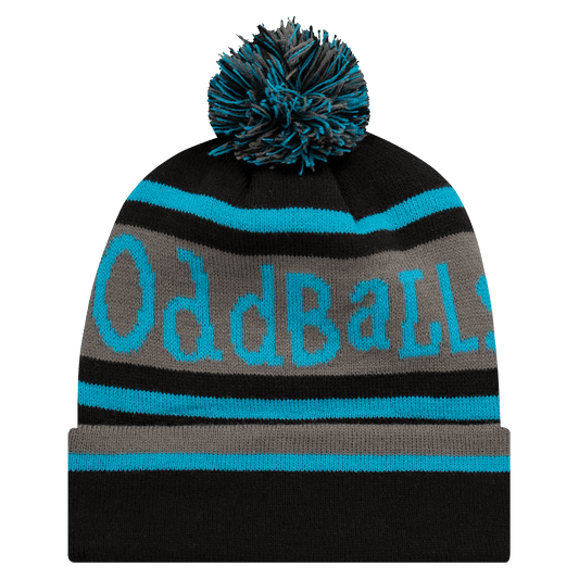 OddBalls Black | Grey | Sky - Bobble Hat