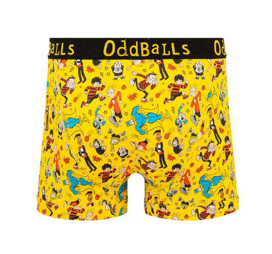 OddBalls Beano Yellow - Mens Boxer Shorts