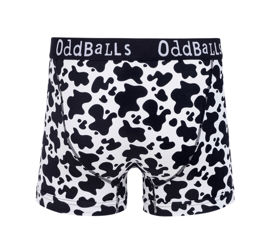 OddBalls Fat Cow - Mens Cotton Boxer Shorts