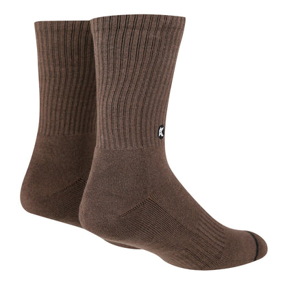Walnut Crew Sock