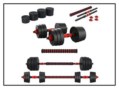 20/30kg Dumbbell Barbell Set Pair Hand Weights FROOBY