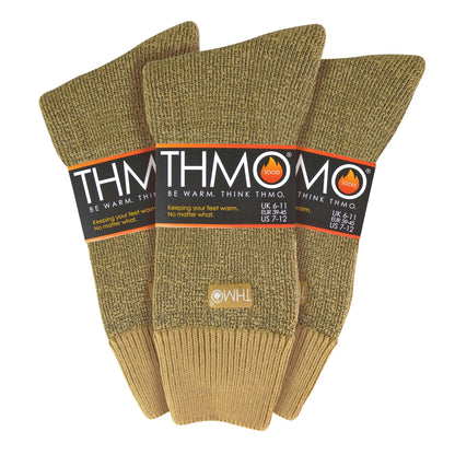 Mens Thick Winter Thermal Socks with Comfort Top (Multipack Options)