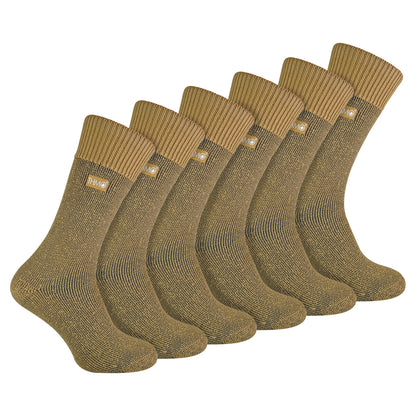 Mens Thick Winter Thermal Socks with Comfort Top (Multipack Options)