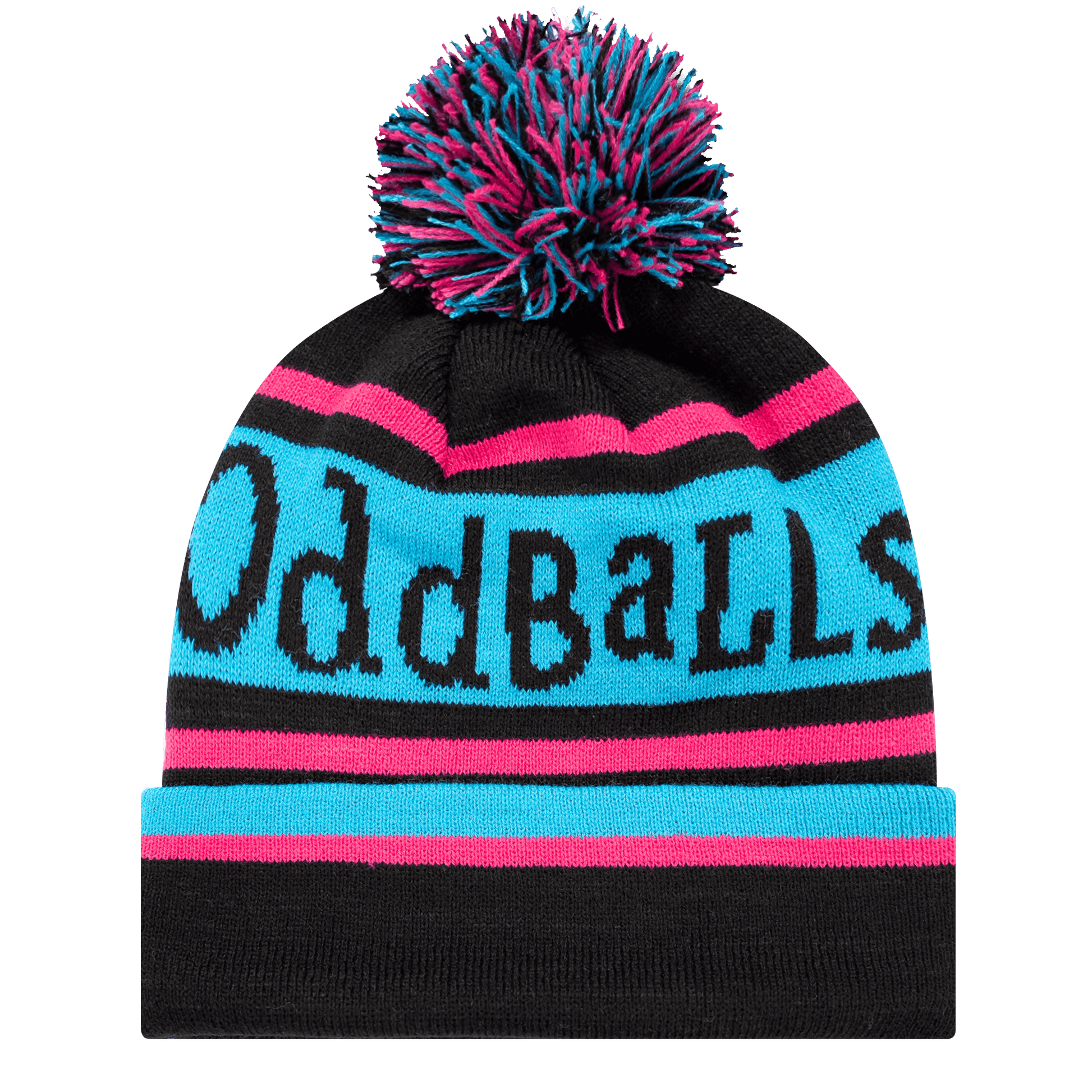 Black | Cyan | Magenta - Bobble Hat OddBalls