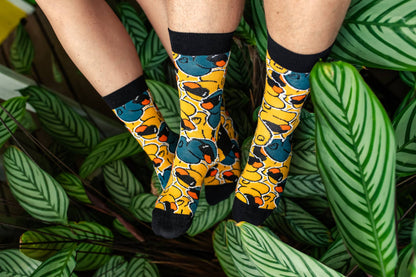 TINtl Ducky Print Socks