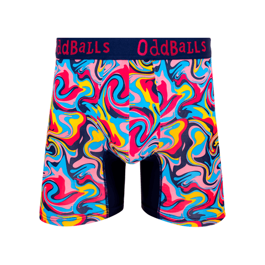 OddBalls Ripple - Mens Bamboo Boxer Shorts