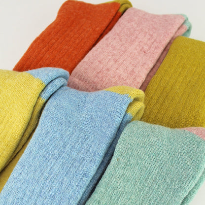 6 Pairs Ladies Alpaca Lounge Socks For Bed