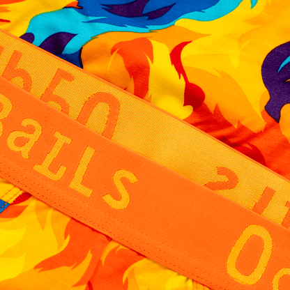 OddBalls Great Balls of Fire - Mens Bamboo Boxer Shorts